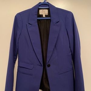 Royal blue (slightly purple) blazer